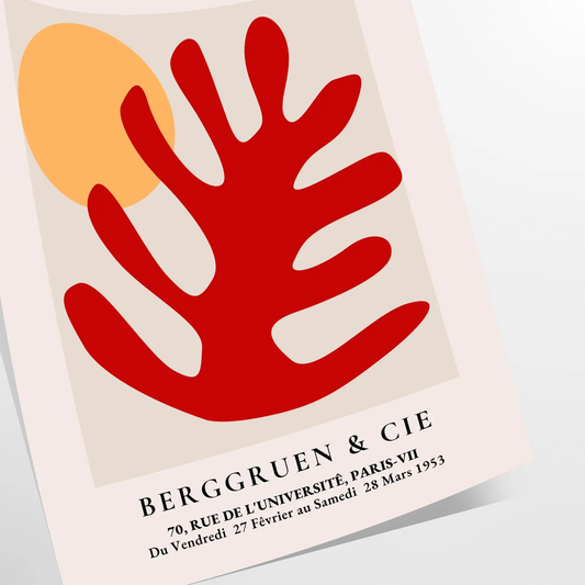 space striking Matisse prints poster popular themes vibrant yellow bold black wall art perfect artwork gift framed piece frame decor taste