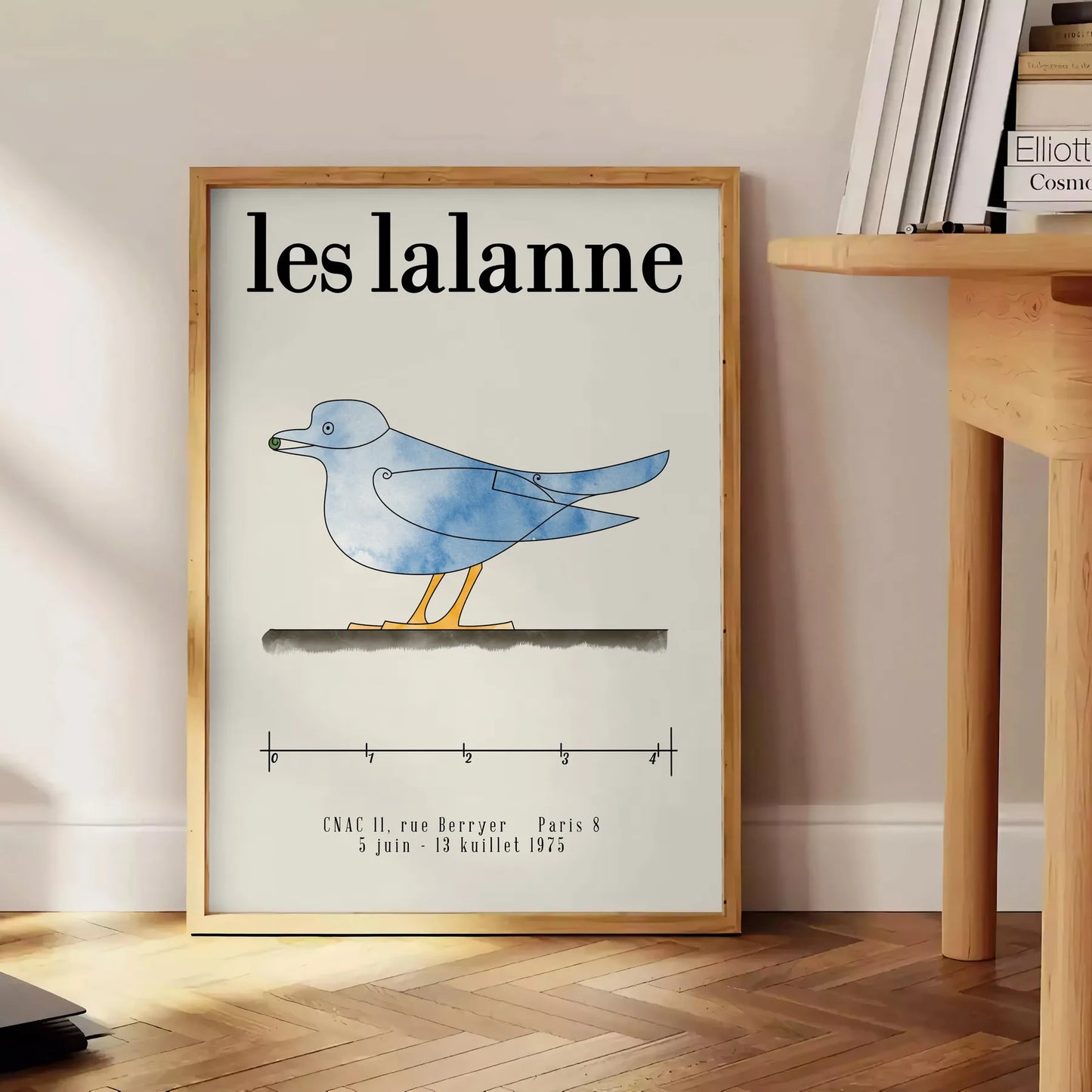 space Les Lalanne vintage poster elegant gray green hues wall art unique gift captivating artwork timeless charm room print enthusiasts