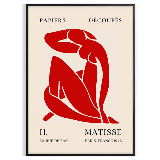 space Matisse graphic poster vibrant prints stunning visual impact wall art thoughtful gift artwork essence modern design unframed styles decor needs