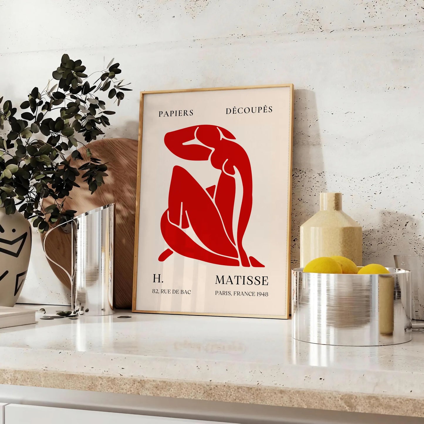 space Matisse graphic poster vibrant prints stunning visual impact wall art thoughtful gift artwork essence modern design unframed styles decor needs