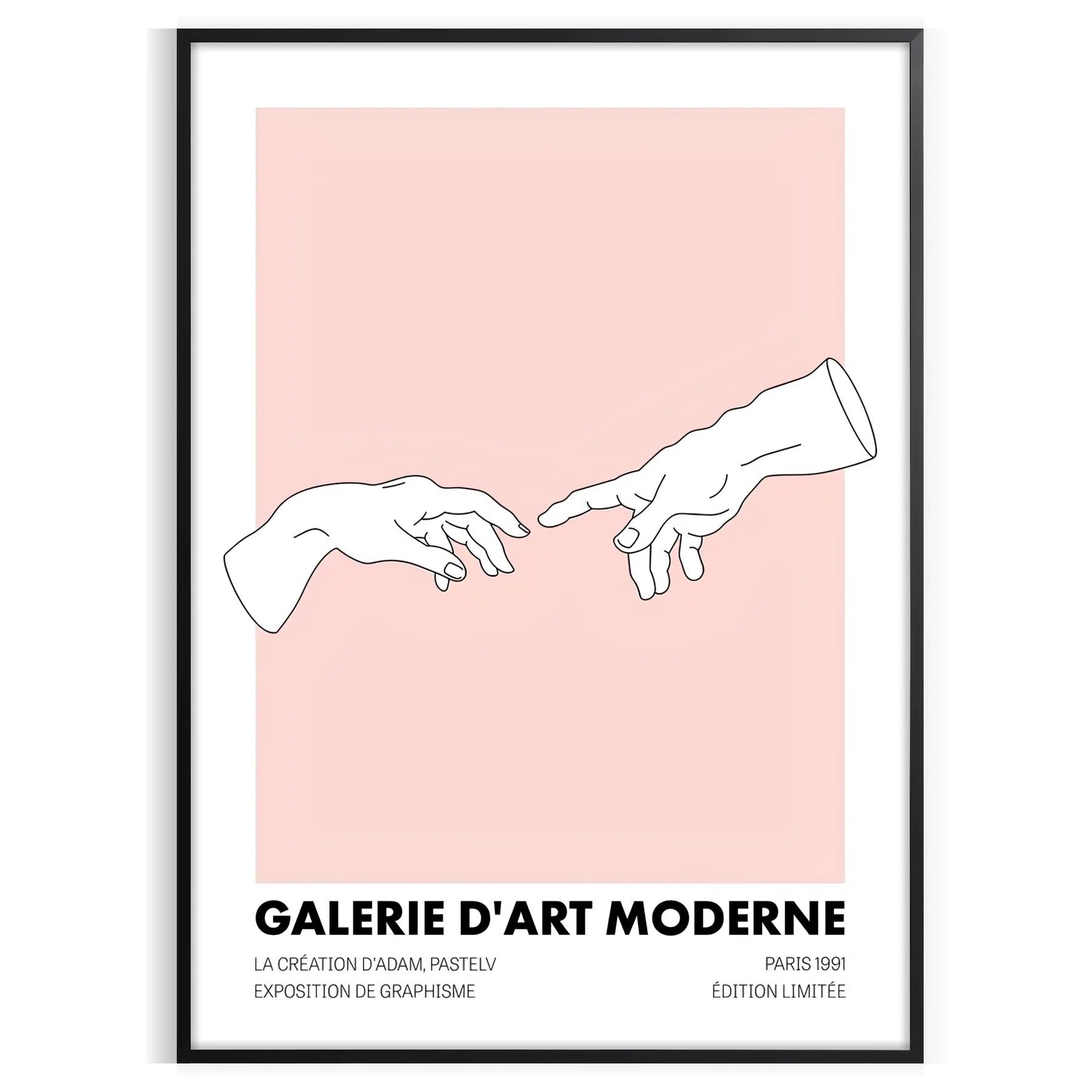 space modern art gallery poster captivating blend black orange wall unique gift room frame print enthusiasts trendy decor