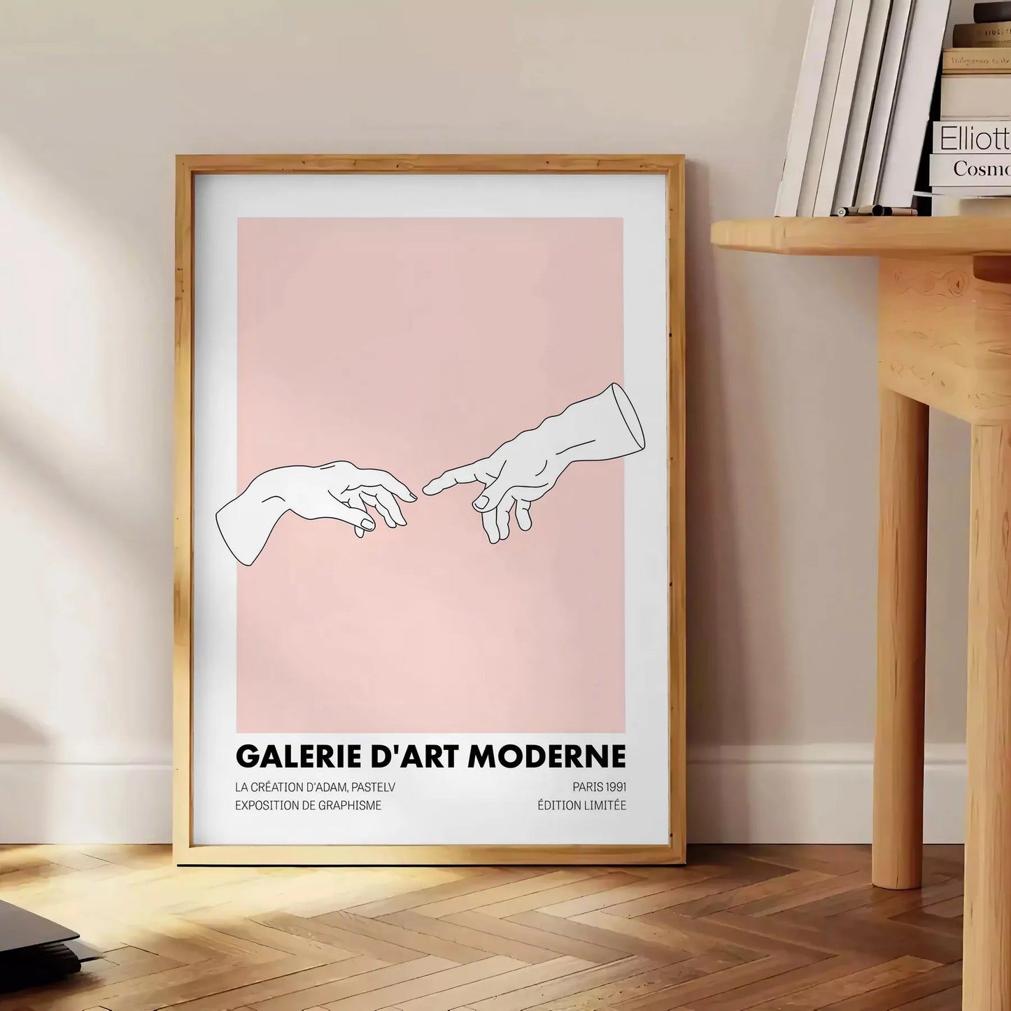 space modern art gallery poster captivating blend black orange wall unique gift room frame print enthusiasts trendy decor